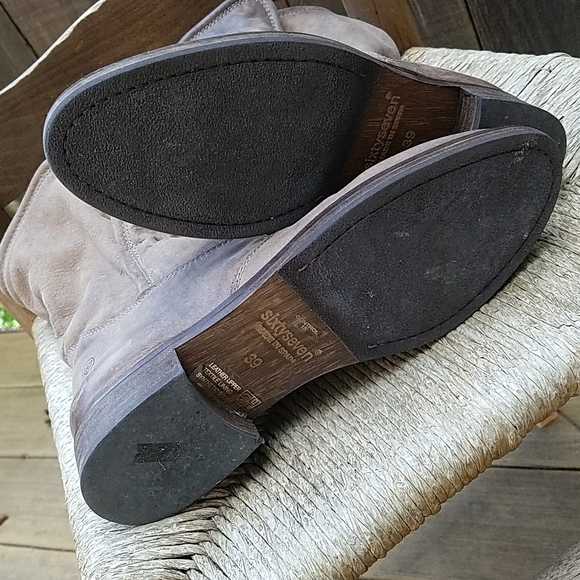 Sixtyseven Size 39 Leather boot 67 brand Taupe and - Picture 6 of 16